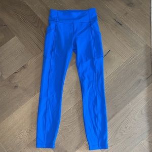 Bright Blue Lululemon Leggings
